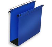 Collecteur suspendu Polypro Ultimate A4 PP 0,5mm 80mm largeur du fond bleu paquet de 10 pièces
