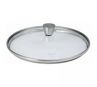 Collection 1826 Couvercle verre 28 cm bouton Inox CRISTEL