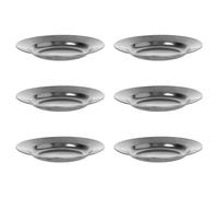Collection d ' assiettes de cuisson en acier, 6 plateaux pratiques, ustensiles de cuisine pratiques pour les amateurs de cuisine, plat de service
