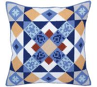 Collection D'Art Stamped Needlepoint Cushion 15.75"X15.75"-Majolica