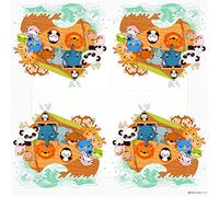 Collection Reuter 20 serviettes 3 plis 33 x 33 cm Arche de Noé