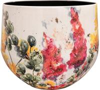 Collection TS - Blumentopf Floral blanc - 28 x 25