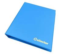COLLECTOR - Album pour Billets de Banque, classeur de Collection 23 x 28 x 5,5 cm - Organiseur pour Ranger Billets et Tickets - 10 Pages pour Billets variés - Azur