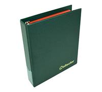 COLLECTOR Coin Album for 300 mix sizes coins from small till large coin - with pages and red dividers + index - GREEN