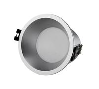 Collerette Downlight Conique Ip65 Pour Ampoule Led Gu10 / Gu5.3 Coupe Ø75 Mm Maxis Argent