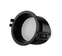 Collerette Downlight Conique Ip65 Pour Ampoule Led Gu10 / Gu5.3 Coupe Ø75 Mm Maxis Noir