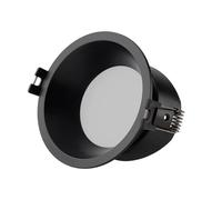 Collerette Downlight Conique Ip65 Pour Ampoule Led Gu10 / Gu5.3 Coupe Ø85 Mm Maxis Noir