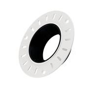 LEDKIA LIGHTING Collerette Downlight Conique Orientable Intégration Plâtre/Placo pour Ampoule LED GU10 / GU5.3 Coupe Ø70 mm Suefix Noir