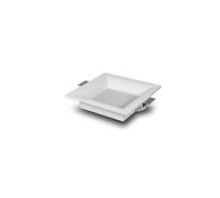 Collerette Downlight Led Intégration Plâtre/Pladur Carrée 18w Coupe 333x333 Mm Ugr17 2700k Blanc Chaud