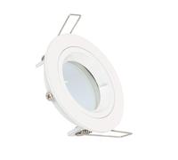 Collerette Downlight Ronde Blanche pour Ampoule LED GU10/GU5.3 Coupe Ø 65mm