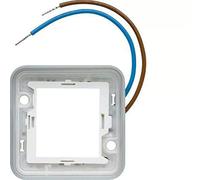 collerette lumineuse simple bleue 230v pour boitier saillie hager cubyko