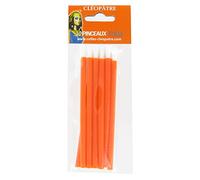 Cléopâtre Pinceau colle Spécial – Manche plastique, poils durs 10 mm – Lot de 10