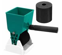 Colleuse Manuelle à Rouleaux, 180ml, Enduit Rapide pour Papier Peint | ABS et Aluminium, Poignée à Rouleau, Surface à Relief Droit, Vert, Anti-goutte, Usage Bois et Carton