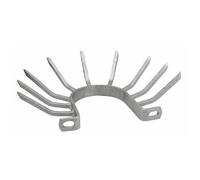Collier anti-escalade - pour tubes de descente d eau pluviale - galva WALRAVEN