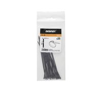 COLLIER AUTOBLOQUANT 2.5X150 MM NOIR SACHET DE 25 - DEBFLEX - 709015