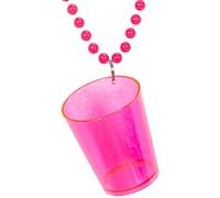 Collier Avec Verre A Shot - Rose Multicolore G