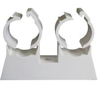 Collier blanc TUB-RING double 16 mm pour tubes multicouches boîte de 50 ING FIXATIONS A315220