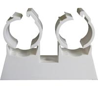 Collier blanc TUB-RING double 20mm pour tubes multicouches boîte de 50 - ING FIXATIONS - A315230