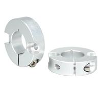 Collier d'arbre à Double trou en aluminium, anneau de retenue d'arrêt fixe for l'espacement de positionnement, 1 pièce(50-88-22)