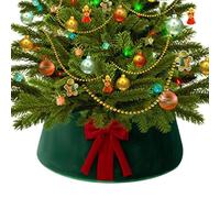 Collier d'arbre - Décoration de vacances pliable en peluche | Couverture de base pour support d'arbre - pour salon, toile de photo, entrée, chambre à coucher, appartement, fête, rassemblement