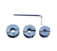 Collier d'arrêt de foret en alliage de zinc 5-11 mm 1 jeu de clés | Outils de travail du bois, accessoires de foret, 3 types de localisateurs de bits optiques, résistance à la chaleur