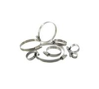 collier de durite 16-25 bande et capot inox sachet de 10 colliers -