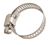 Collier de durite 20 pièces en inox 304 pour tuyau souple de diamètre extérieur 16-25 mm, largeur de clip 8 mm, collier de serrage robuste et résistant à la rouille
