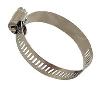 Collier de durite 4 pièces en inox 304 pour tuyau souple de diamètre extérieur 33-57 mm, largeur de clip 12 mm, collier de serrage robuste et résistant à la rouille