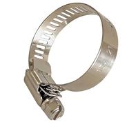 Collier de durite 5 pièces en inox 304 pour tuyau souple de diamètre extérieur 21-38 mm, largeur de clip 12 mm, collier de serrage robuste et résistant à la rouille