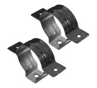 Collier de Fixation en Aluminium 2 Pièces pour Tuyau de Gouttière | Tuyau D'écoulement Pluvial, Usage Extérieur sur Façade, Lot, Stabilité Renforcée