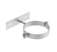 Collier de fixation en deux parties pour tige filetée M10 - simple paroi - Tecnovis TEC-EW-CLASSIC 80 mm