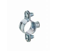 Collier de fixation simple en acier zingué pour tube NOYON & THIEBAULT - Pas de vis m7x150 - Sachet 10 pces - 66-S