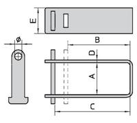 Collier de grille 60x156mm – VIRO - VIR677