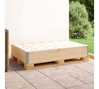 vidaXL Collier de palette Cadre d'empilage en bois de pin solide pour jardin et transport