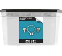 Collier de plomberie ESSBOX SCELL-IT Simple standard Ø 18 mm, Ø7 mm x 150 mm, Boite de 100, EX-93201118, Plots hexagonaux, Couvercles amovibles, Boîtes empilable