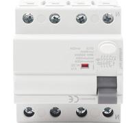 Collier de protection contre les arcs électriques à 4 pôles GYL9 25-40-63A 4P 400 V CA, collier de protection contre les arcs électriques avec disjoncteur différentiel, montage sur rail DIN (63 A)