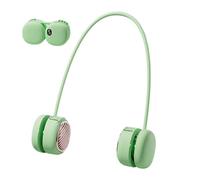 Collier de refroidissement sans fil autour du cou - Double turb suspendu | Ventilateur autour du cou pour camping, croisière, extérieur, voiture, voyage, été, femme