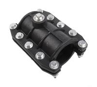 Collier de réparation de tuyau pour tuyaux métalliques en cuivre et plastique de 25 mm, 32 mm, 63 mm | Connecteur de raccord anti-fuite en polyéthylène pour joint d'étanchéité de crevaison | Pour une