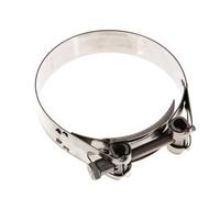 Collier de serrage 104 - 112 mm avec une bande de 25 mm en acier inoxydable 304 - Norma