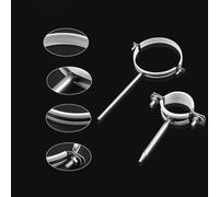Collier de serrage Ø50mm pour conduit pour cheminée poêle à granulés fixation murale pour robuste(75mm)