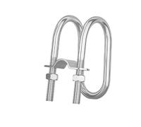 Collier de serrage à boulon en U acier inoxydable 304 | M6 plusieurs tailles : bricolage, étagère, serre, échafaudage, toit, clôture, tuyau.(M6-33-76)