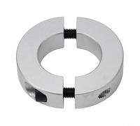 Collier de serrage à double arbre fendu en alliage d'aluminium avec vis à tête cylindrique DIN 912, diamètre intérieur de 12 mm à 38 mm, convient pour les applications de travail des métaux (38 mm)