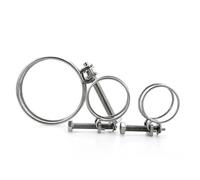Collier de serrage à double fil en acier inoxydable 304, collier de serrage solide, réglage fixe(40x3(1pcs))