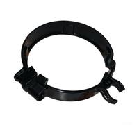 Collier de serrage avec clip de câble pour Br450 Br700 Br700x Br800 Br800x Souffleur de feuilles Support de tuyau sécurisé Noir Construction facile à installer Outil de jardin Accessoire monobloc