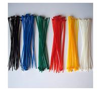 Collier De Serrage Cadres de câbles colorés de 200pcs Cadre de boucle réutilisable Cadre de nylon blouse nylon black Serre Cable (Color : Yellow 50pcs 8x300)