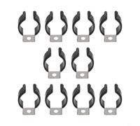 Collier de serrage caoutchouté 25 mm pour balai Collier de serrage | Design fin, prise en main ferme, largeur de 20 mm, acier inoxydable, idéal pour les poignées fines