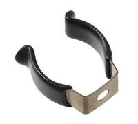 Collier de serrage caoutchouté - 25 mm - Pour balai - Collier de serrage en | Design fin, prise en main ferme, largeur de 20 mm, acier inoxydable, idéal pour les poignées fines
