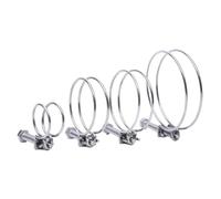 collier de serrage, Collier de serrage en acier inoxydable 304, 16-100mm, 1 pièce(ID 34 38mmx2mm Wire)