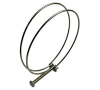 Collier de serrage en acier inoxydable pour canalisations, de 77 à 85 mm