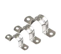 Collier de Serrage en U Support de tube d'eau en acier inoxydable 304 de type U, clip de tube, carte de selle, carte Ohm, boucle fixe, support de cerceau de gorge épaississant(M100 (4Pcs))